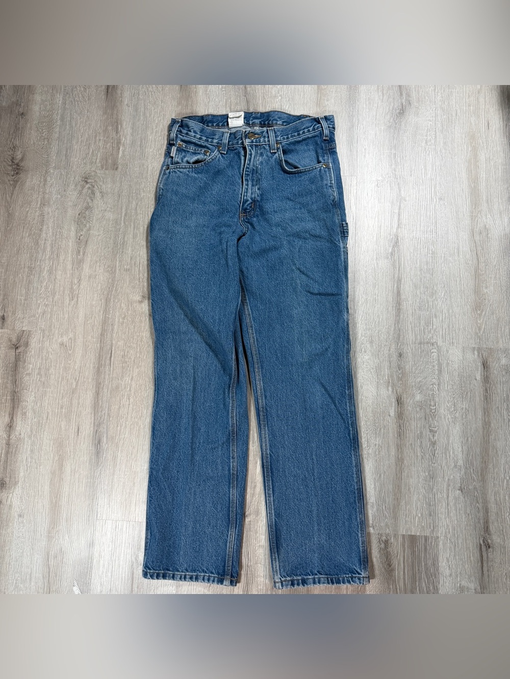 Carhartt Men’s Straight Jeans Blue Denim